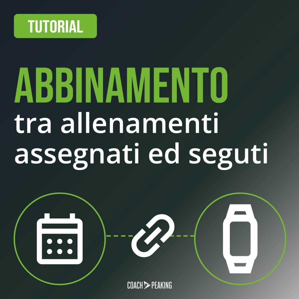 Abbinare allenamenti e attività eseguite | CoachPeaking